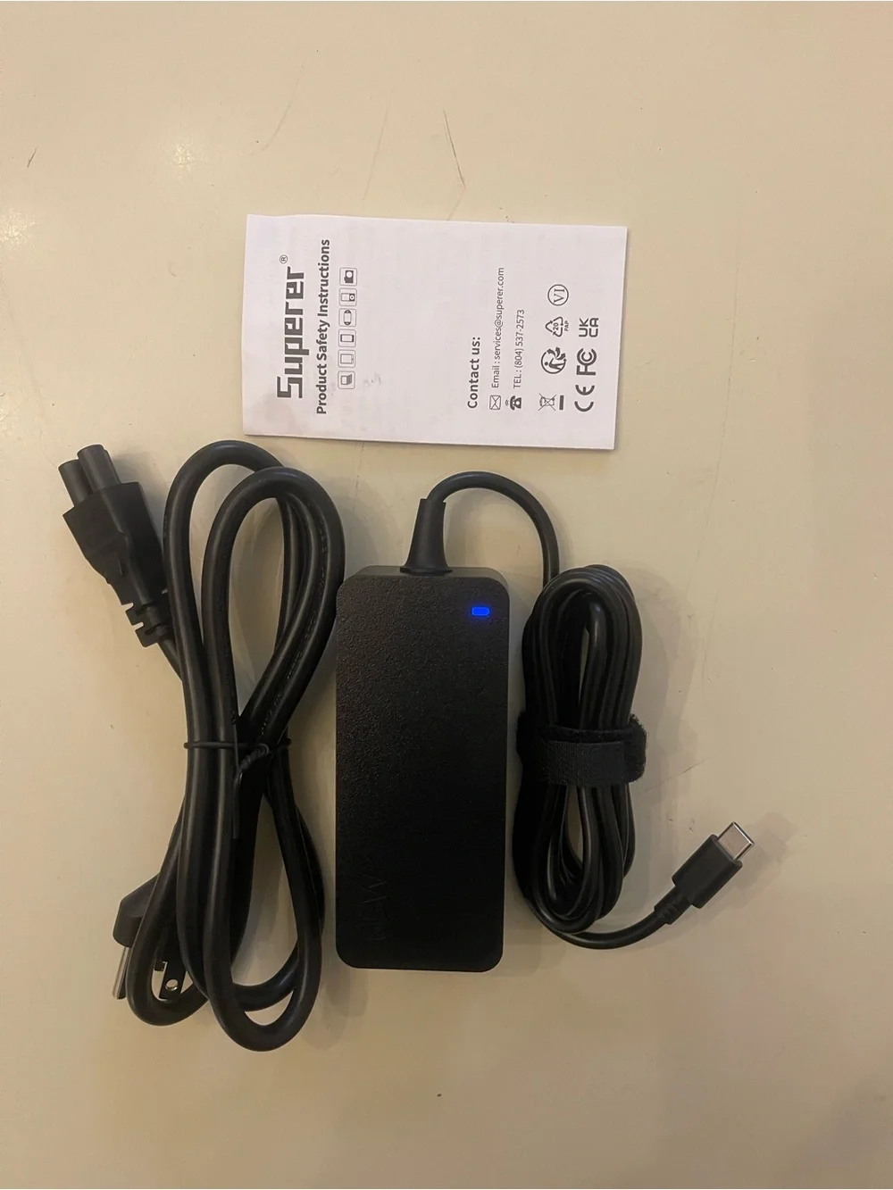 Superer PD 65W USB C Turbo Charger Fit for LG Gram Laptop - (Globally Safety